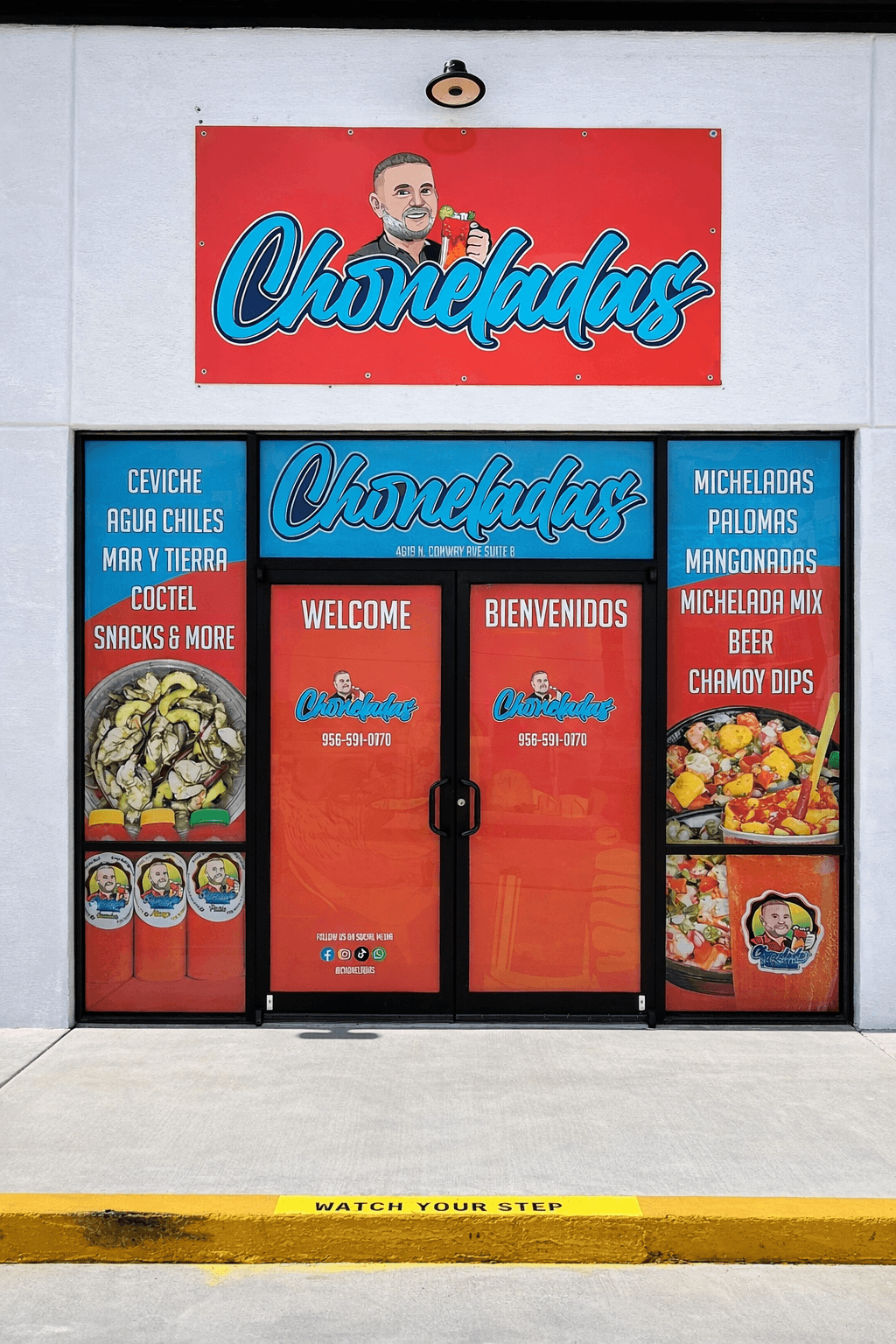 Restaurant storefront